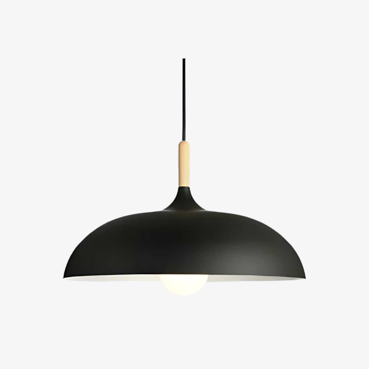 Scandinavian wooden pendant lamp warm lighting