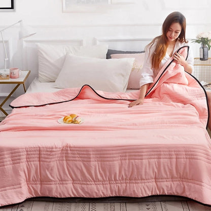 Cooling Blanket – Breathable Summer Blanket for Hot Sleepers, 150 × 200 to 200 × 230cm, 6 Colours
