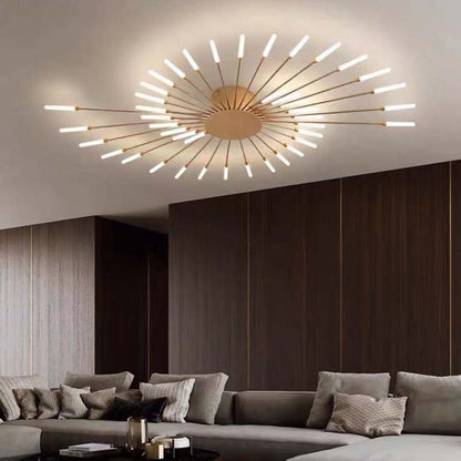 Arisha Fireworks Flush-Mount Ceiling Light Living Room