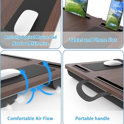 Laptop Desk - Adjustable Bed and Couch Table