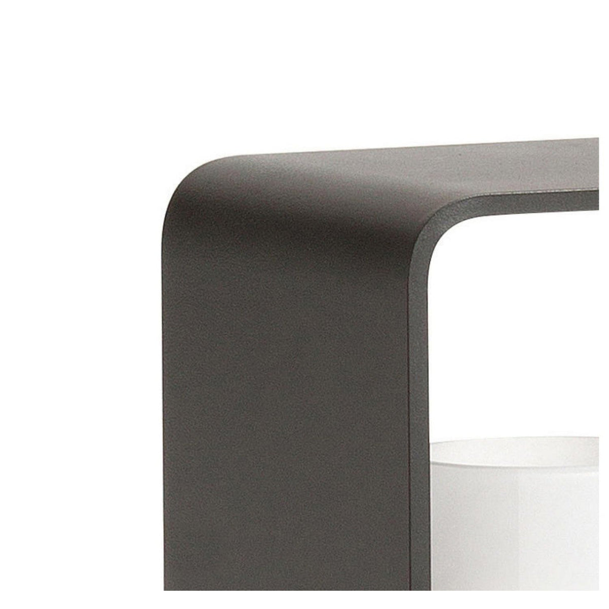 Black Lantern Outdoor Light Rectangular Frame Waterproof Lamp