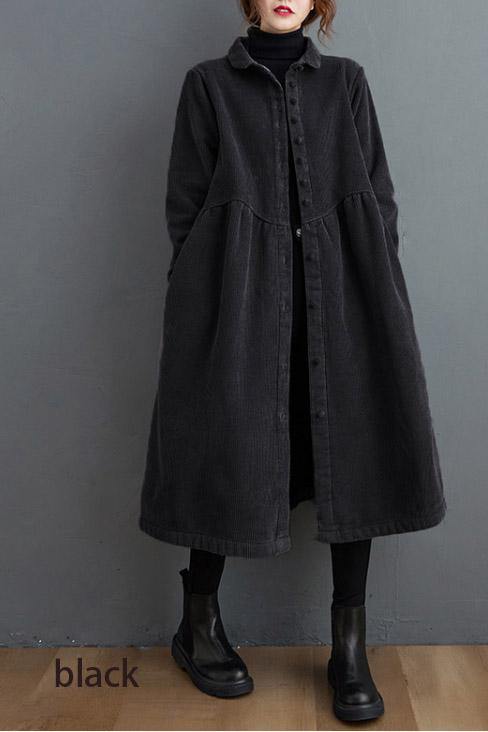Women's Oversized Coat – Loose Fit Mid-Length Casual Coat, 10 Colours, S to 5XL