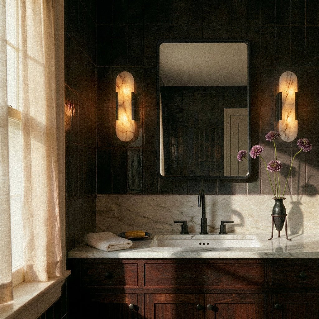 Cecelia Alabaster Wall Lamp