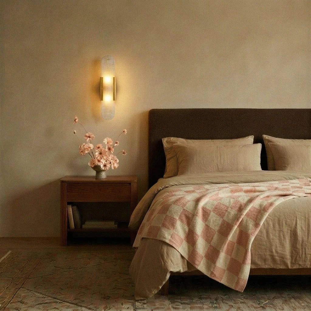 Cecelia Alabaster Wall Lamp