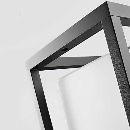 Garden Pedestal Lights Minimalist Square Waterproof LED Light