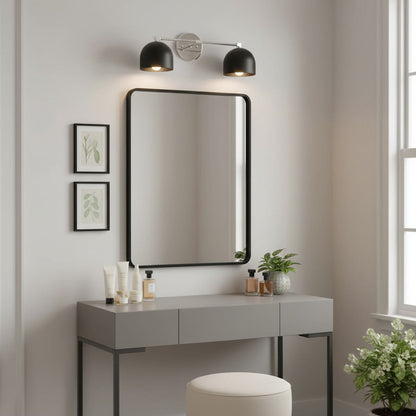Nordic Metal Deep Ball Vanity Sconce
