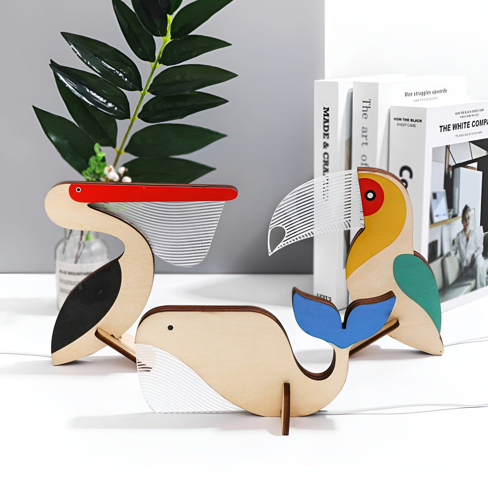 Fancy touch-sensitive animal table lamp