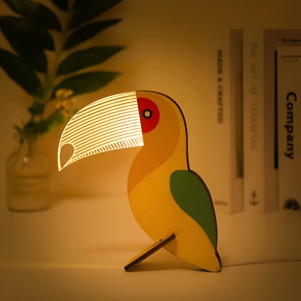 Fancy touch-sensitive animal table lamp