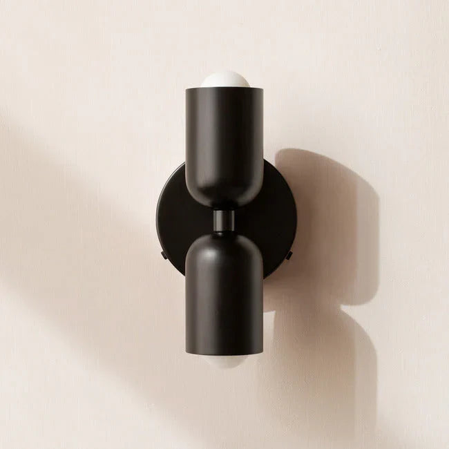 Up Down Wall Light – Scandinavian Two-Way LED Sconce, 16 Colour Combinations