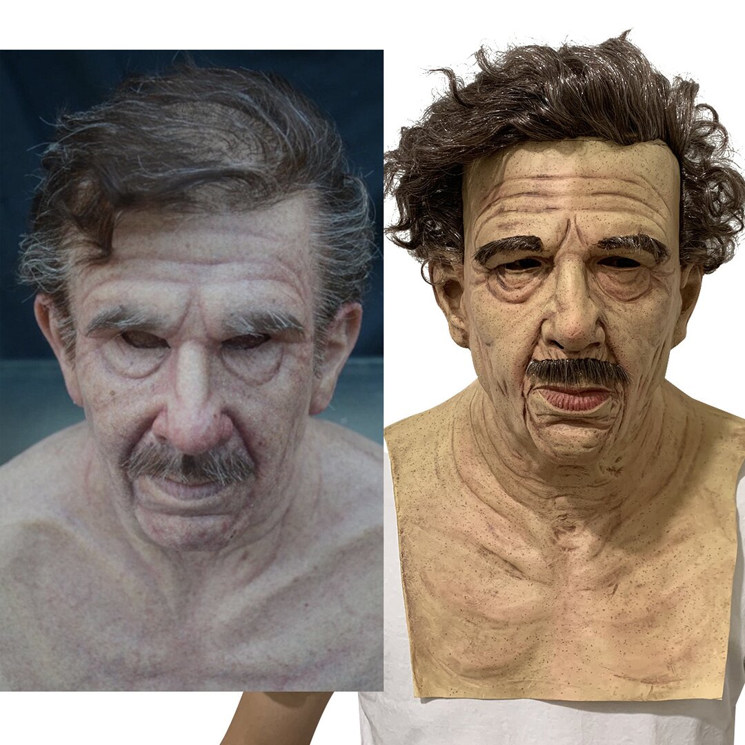 Halloween Mask - Realistic Latex Old Man Mask