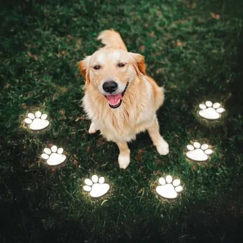 Warm furry waterproof solar garden lamp