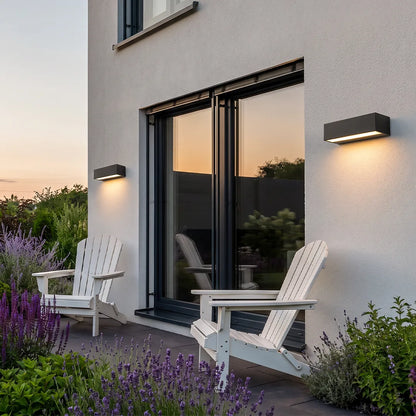 Exterior Porch Light Fixtures Modern Waterproof Door Number LED Light