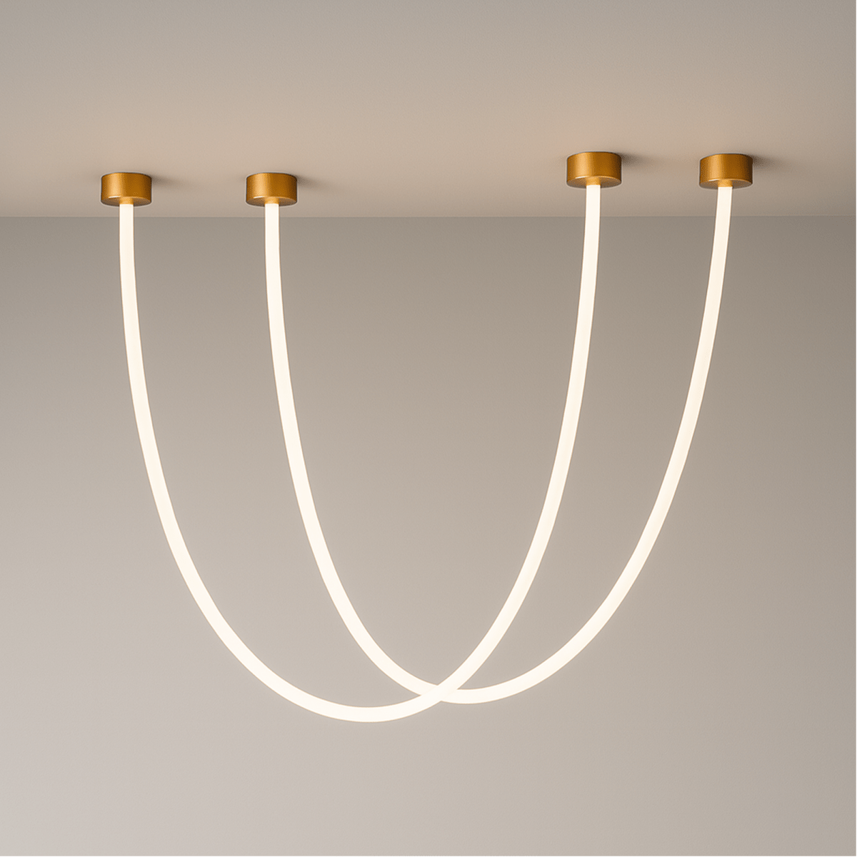 String Light Chandelier - LED Ceiling Light