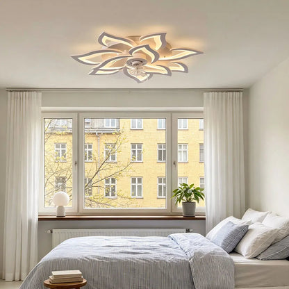 Decorative Ceiling Fans with Lights Nordic LED Light