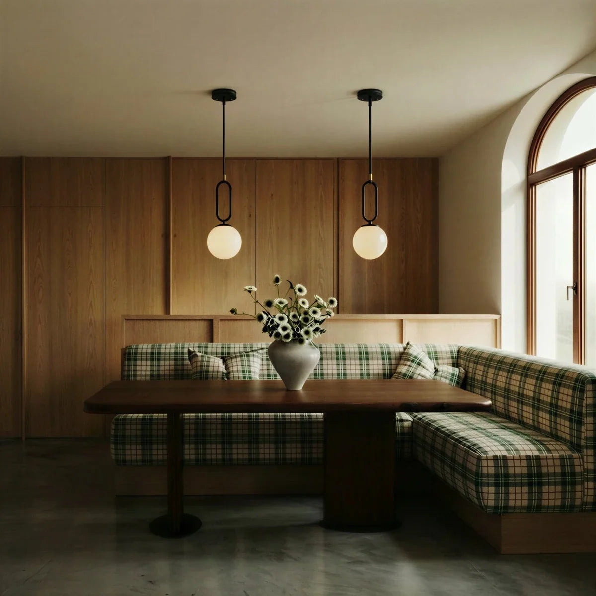 Gong Alabaster Pendant Light