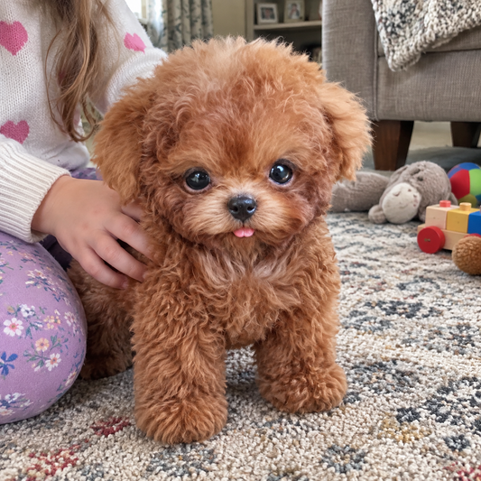 Interactive Plush Dog - Realistic Moving Toy Pet in a British home