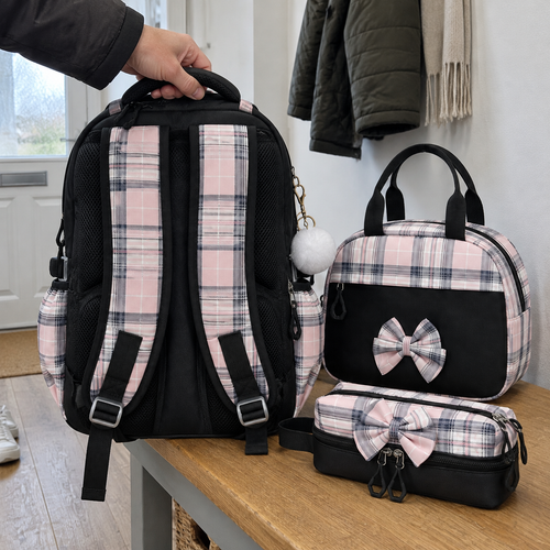 Laptop Backpack Set - 3 Piece Large Capacity Bag in a British home