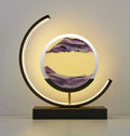 Minimalist sand-colored decorative landscape lamp