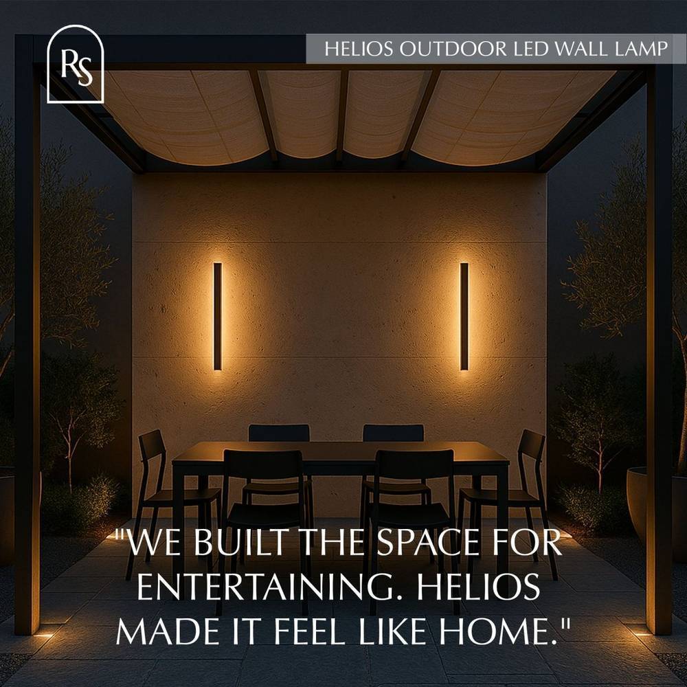 Helios Outdoor LED Wall Lamp