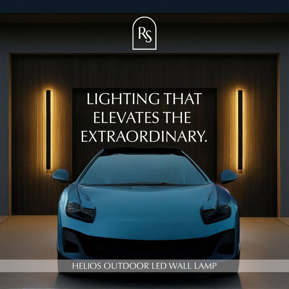 Helios Outdoor LED Wall Lamp