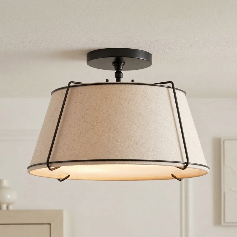 Keen Farmhouse Glass Dome Pendant Light
