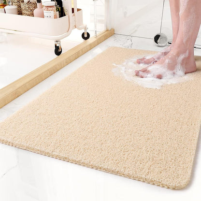 Non-Slip Shower Mat  – Soft, Safe, Easy to Clean, Customizable Size, Quick Water Drainage