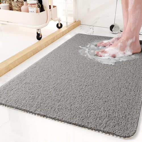 Non-Slip Shower Mat  – Soft, Safe, Easy to Clean, Customizable Size, Quick Water Drainage