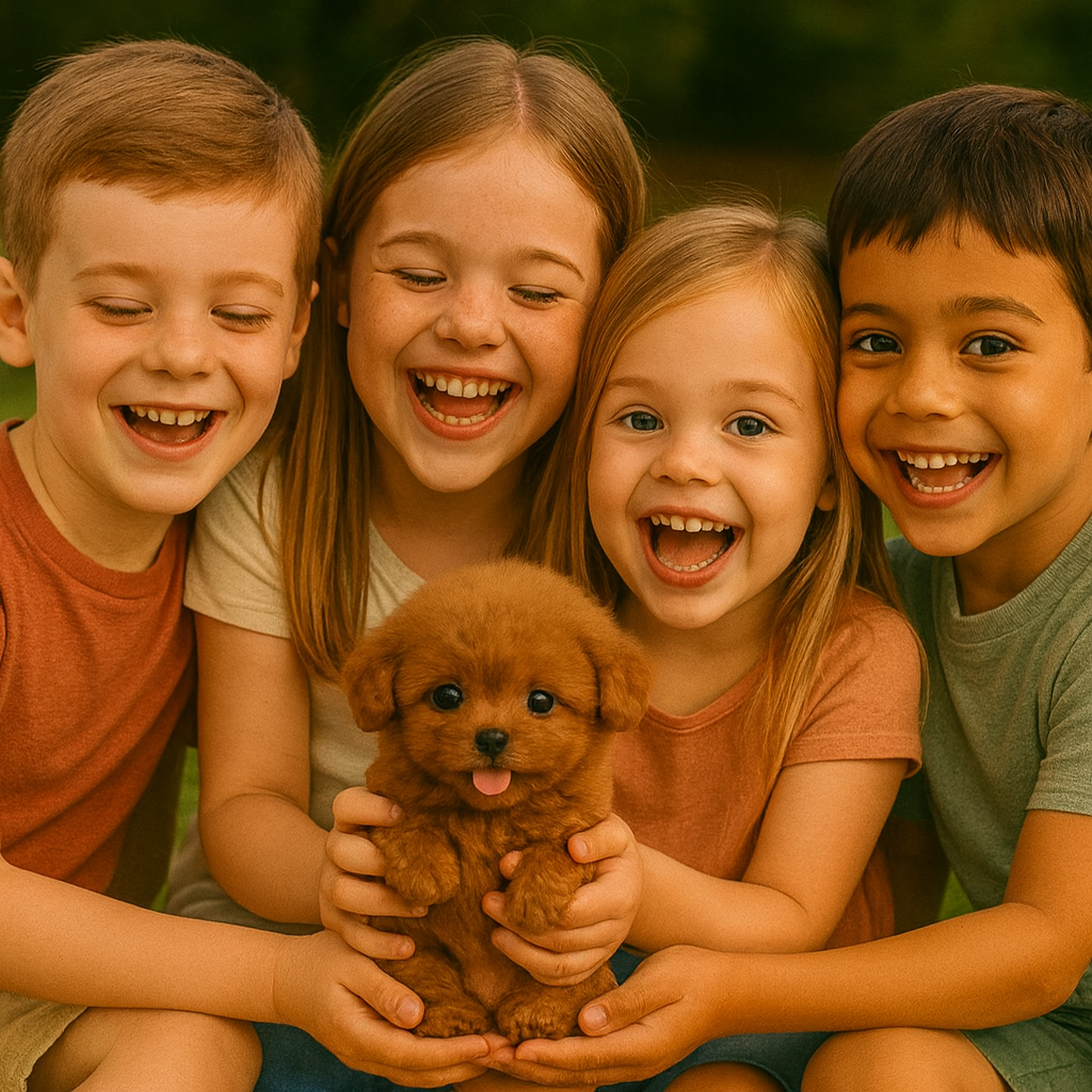 Robot Dog Toy – Interactive Lifelike Puppy, Responds to Touch & Sound, Brown or White