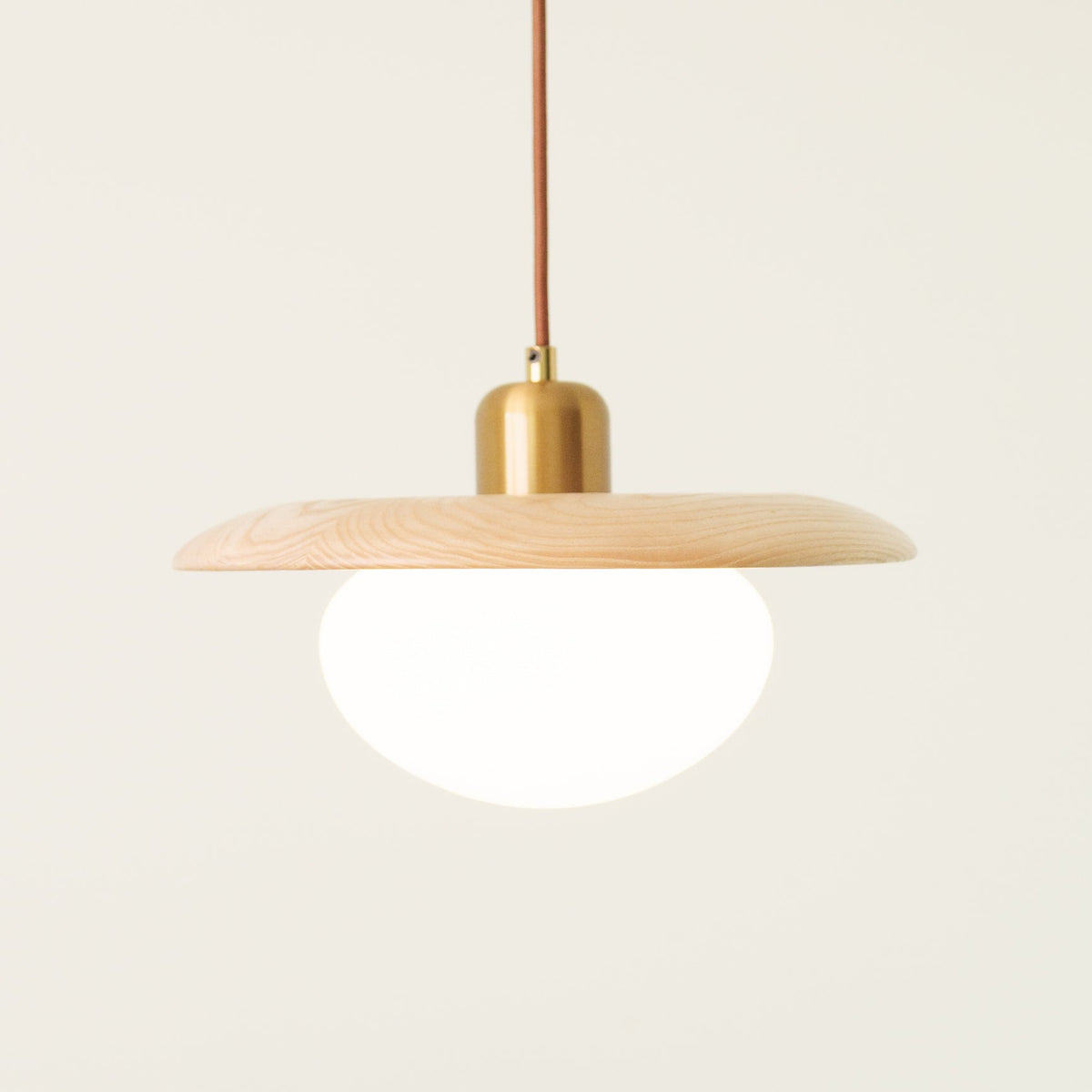 Kato Wooden Shade Japandi Pendant Light