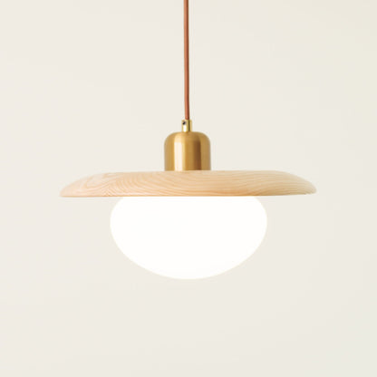 Kato Wooden Shade Japandi Pendant Light