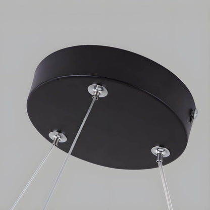 LED Pendant Ring Ceiling Light Modern Metal Acrylic Light