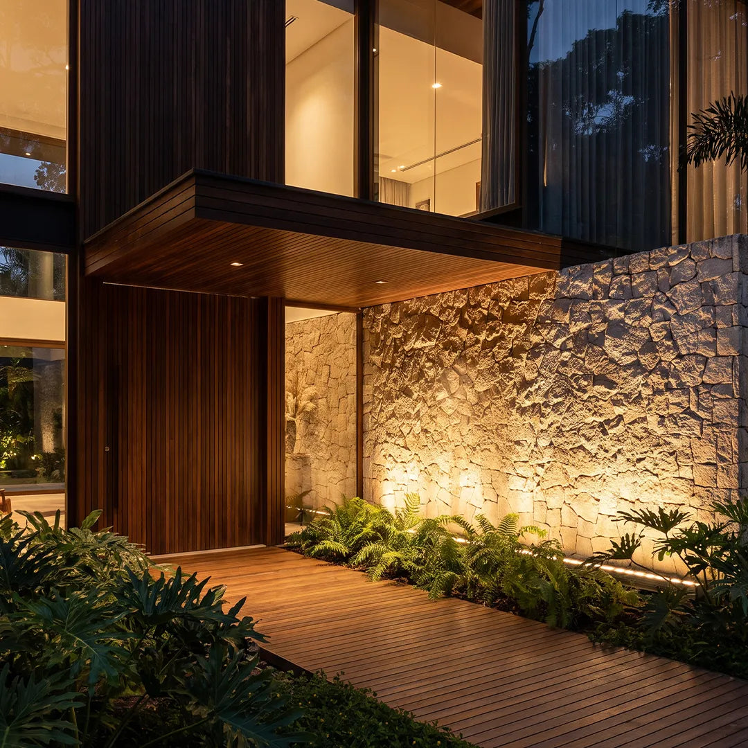 Linear LED Wall Washer Upward Outdoor Aluminum Light