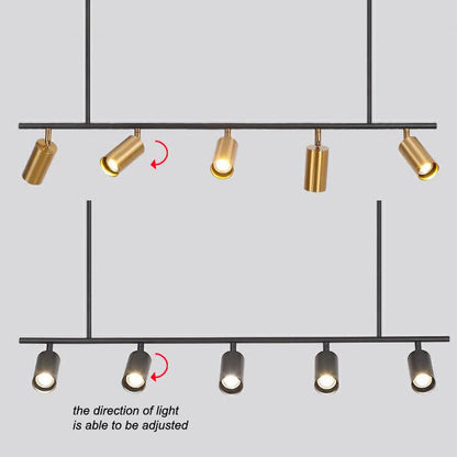 Lux Minimalist Spot Light Kitchen Island Pendant Light