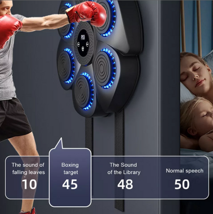 Music Boxing Machine - Wall Mounted Training Pad