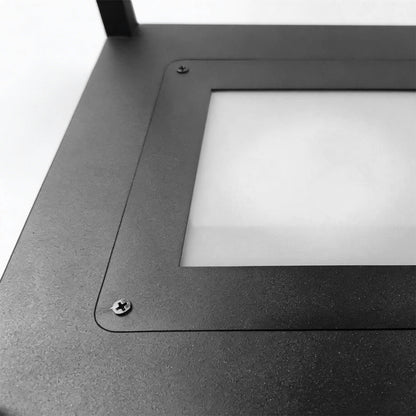 Concrete Pillar Lights Modern Open-Frame Square LED Light