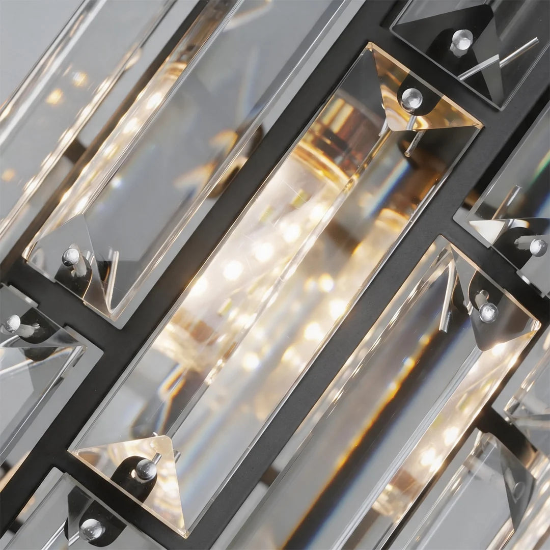 Mini Crystal Pendant Light Creative Art Crystal Island Ceiling Light