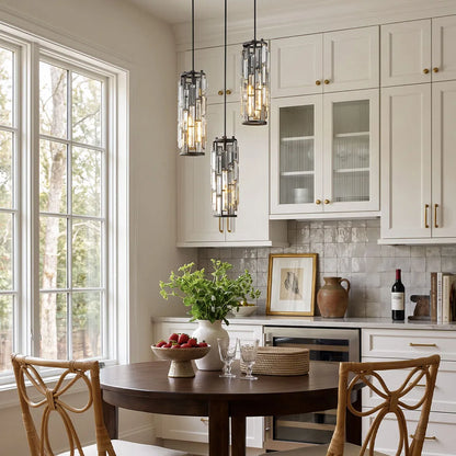 Mini Crystal Pendant Light Creative Art Crystal Island Ceiling Light