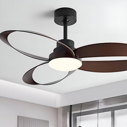 Modern Ceiling Fan with Light for Living Room, 42in or 52in – Geometric Blades, Quiet DC Motor, Remote & Wall Switch