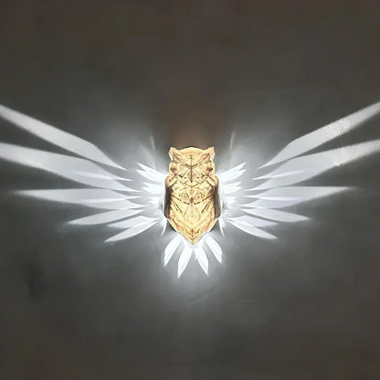 Projection Wall Light – LED Animal Silhouette Night Light, Eagle, Owl, Antlers or Peacock