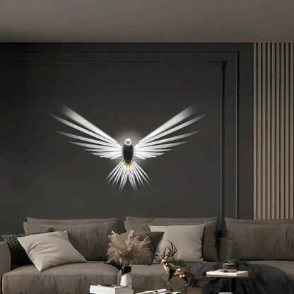 Projection Wall Light – LED Animal Silhouette Night Light, Eagle, Owl, Antlers or Peacock