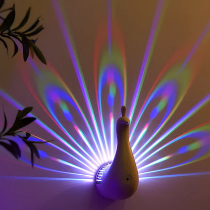 Projection Wall Light – LED Animal Silhouette Night Light, Eagle, Owl, Antlers or Peacock