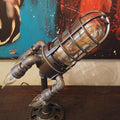Stylish Steampunk Rocket Lamp for Interiors