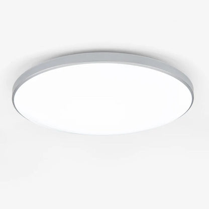 Ultra-Slim LED Ceiling Light – 2cm Round Flush Panel, 23 to 45cm, Black, White, Silver or Gold