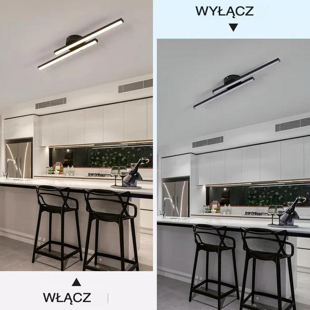 Linear Ceiling Light - Modern Aluminium LED Lamp