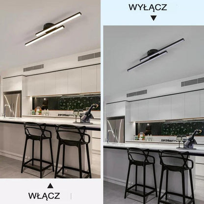 Linear Ceiling Light - Modern Aluminium LED Lamp