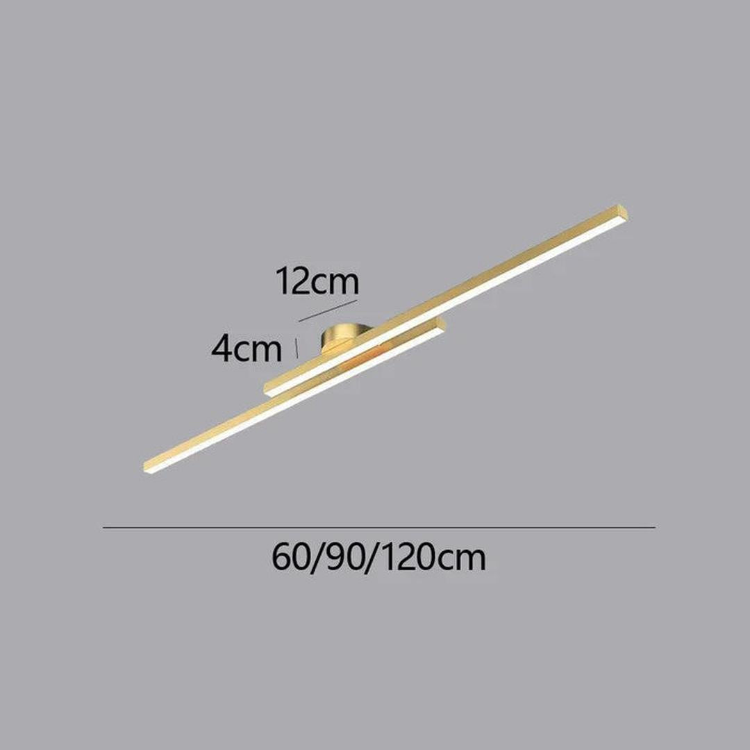 Linear Ceiling Light - Modern Aluminium LED Lamp
