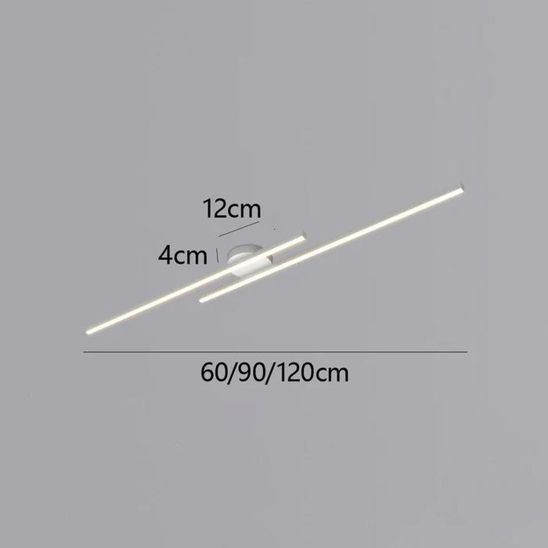 Linear Ceiling Light - Modern Aluminium LED Lamp