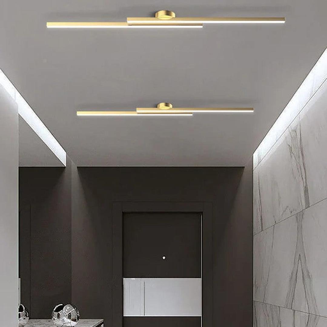 Linear Ceiling Light - Modern Aluminium LED Lamp