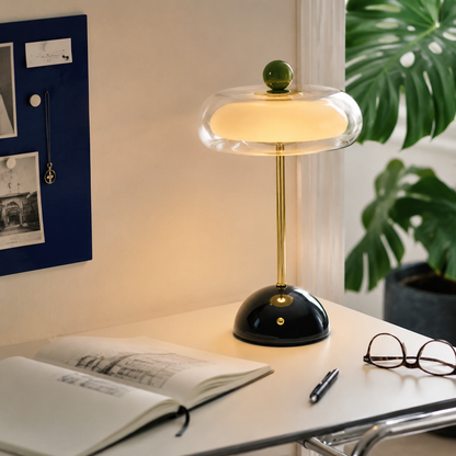 Calie Memphis Glass Bauble Touch Table Lamp
