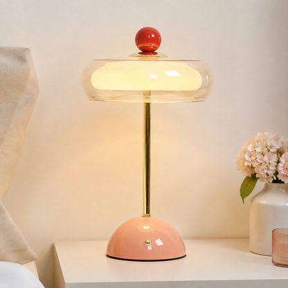Calie Memphis Glass Bauble Touch Table Lamp
